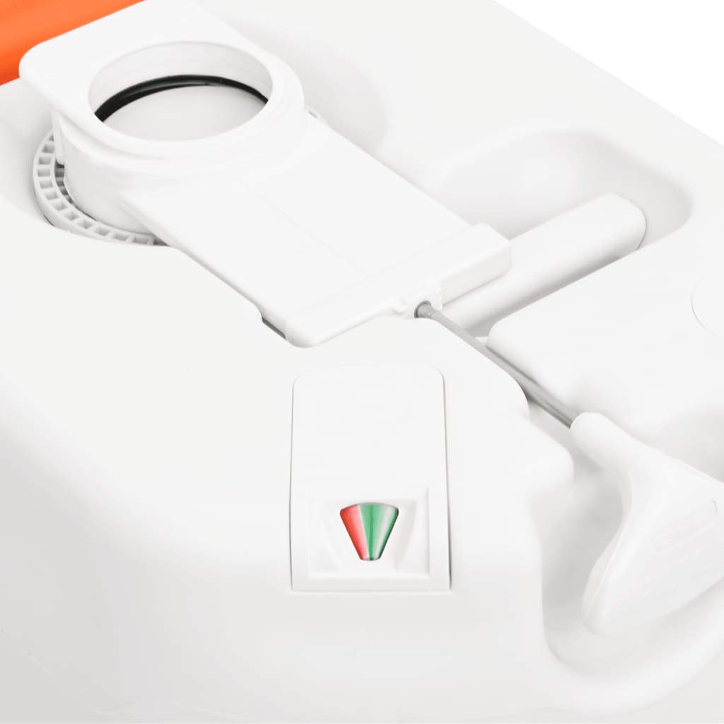 Toilette Integrata da Campeggio Bianca 24+17 L HDPE e PP
