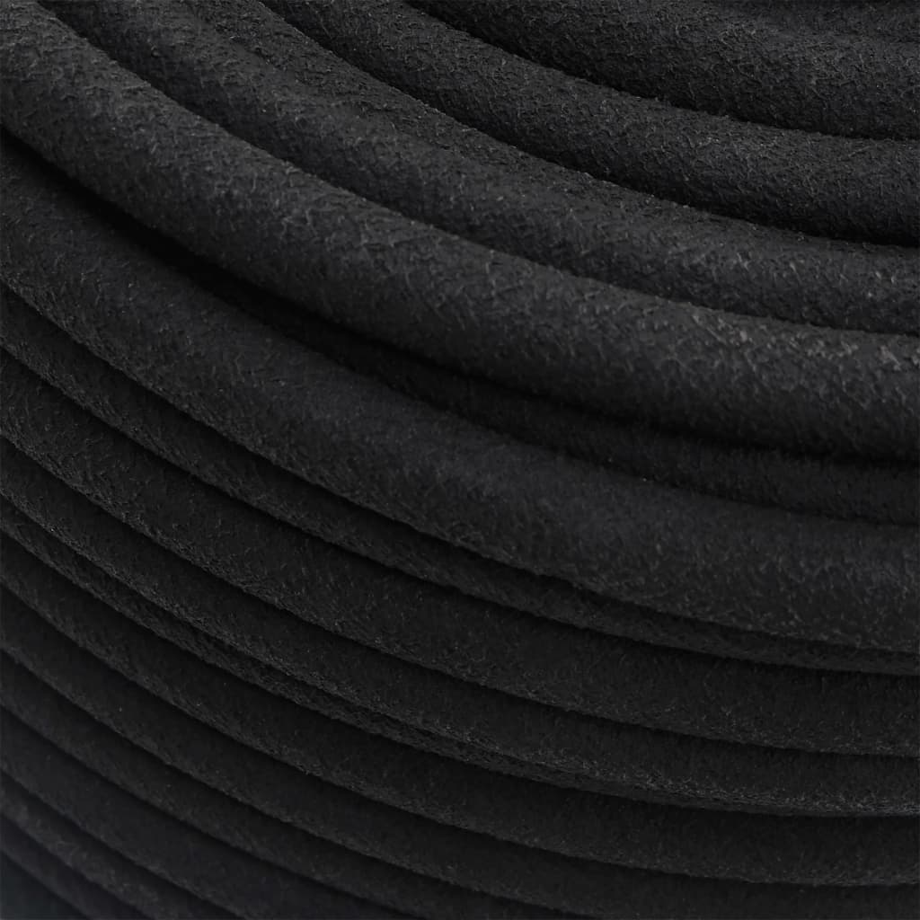 Tubo di Irrigazione da Giardino Nero 0,6" 50 m in Gomma