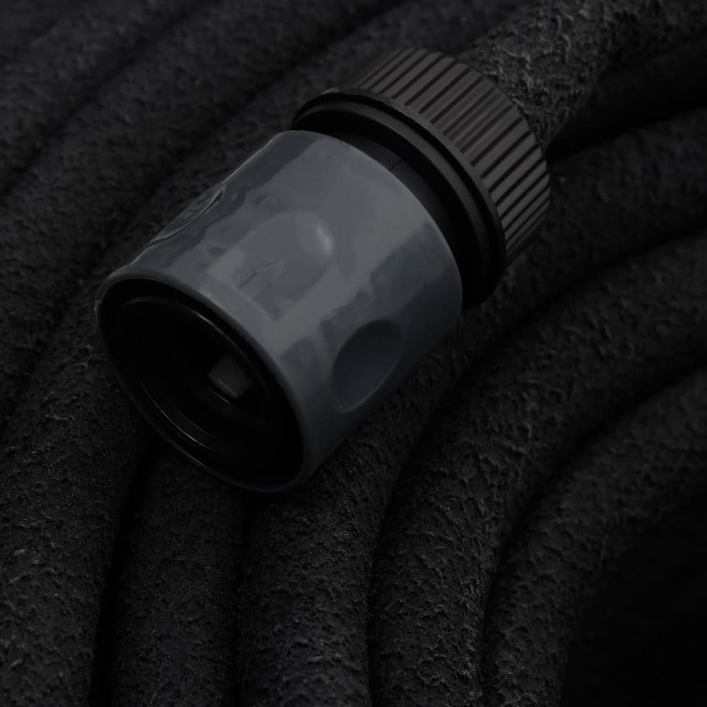 Tubo di Irrigazione da Giardino Nero 0,6" 100 m in Gomma