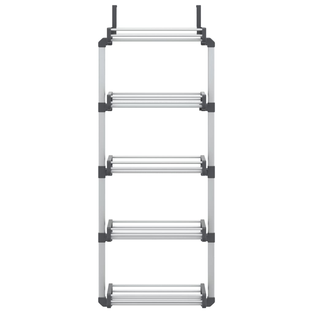 Organizzatore per Porta con 5 Ripiani 52x20x135 cm in Alluminio
