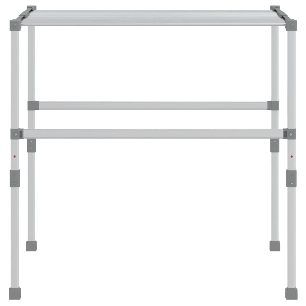 Stendibiancheria 83x(50-55)x(40-85) cm in Alluminio