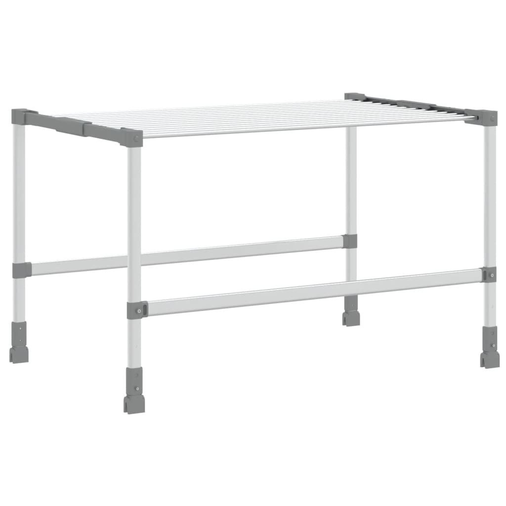 Stendibiancheria 83x(50-55)x(40-85) cm in Alluminio