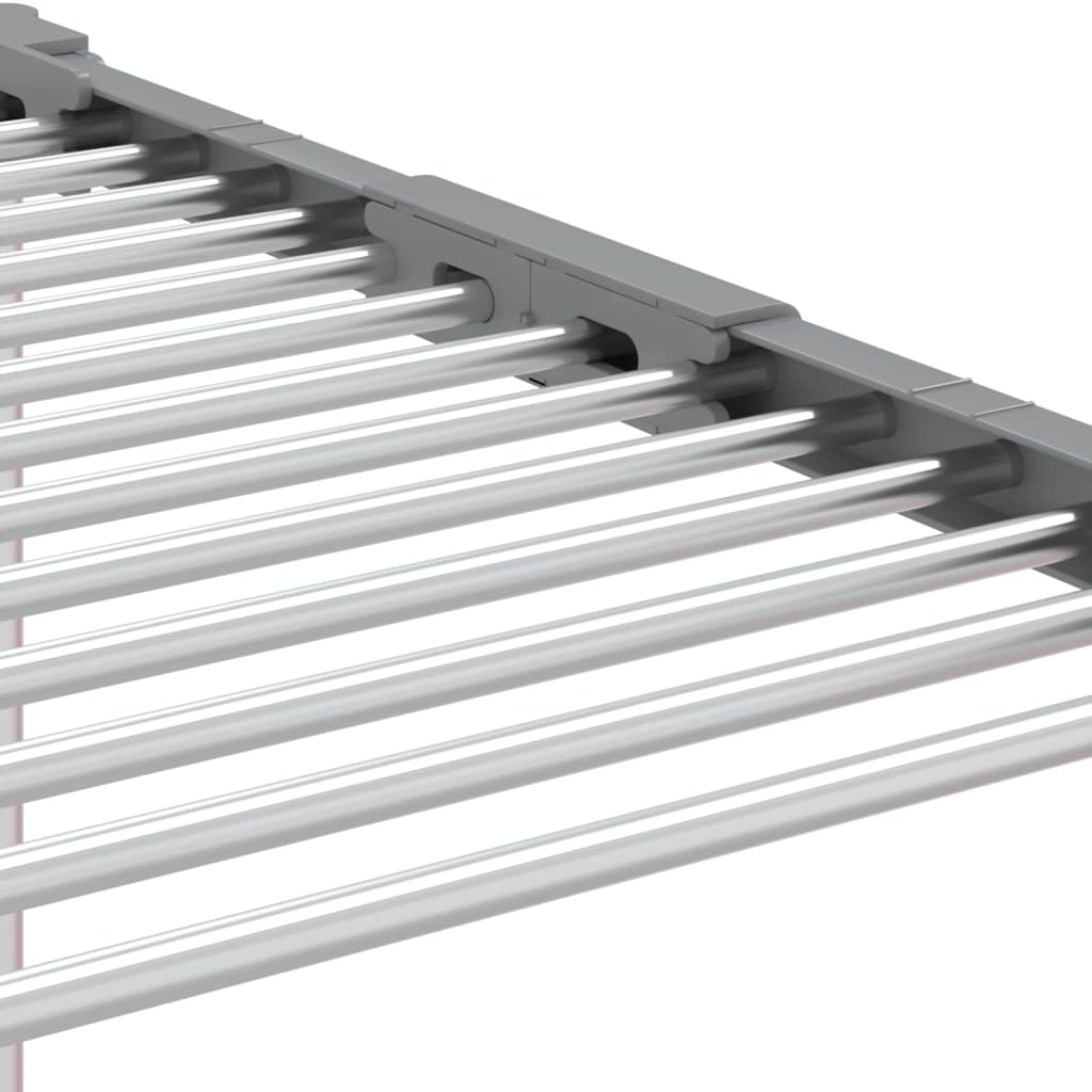 Stendibiancheria 83x(50-55)x(40-85) cm in Alluminio