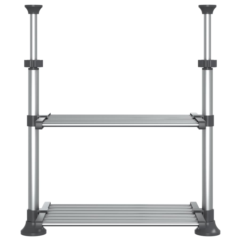 Ripiano da Cucina 50x25x(50-70) cm in Alluminio
