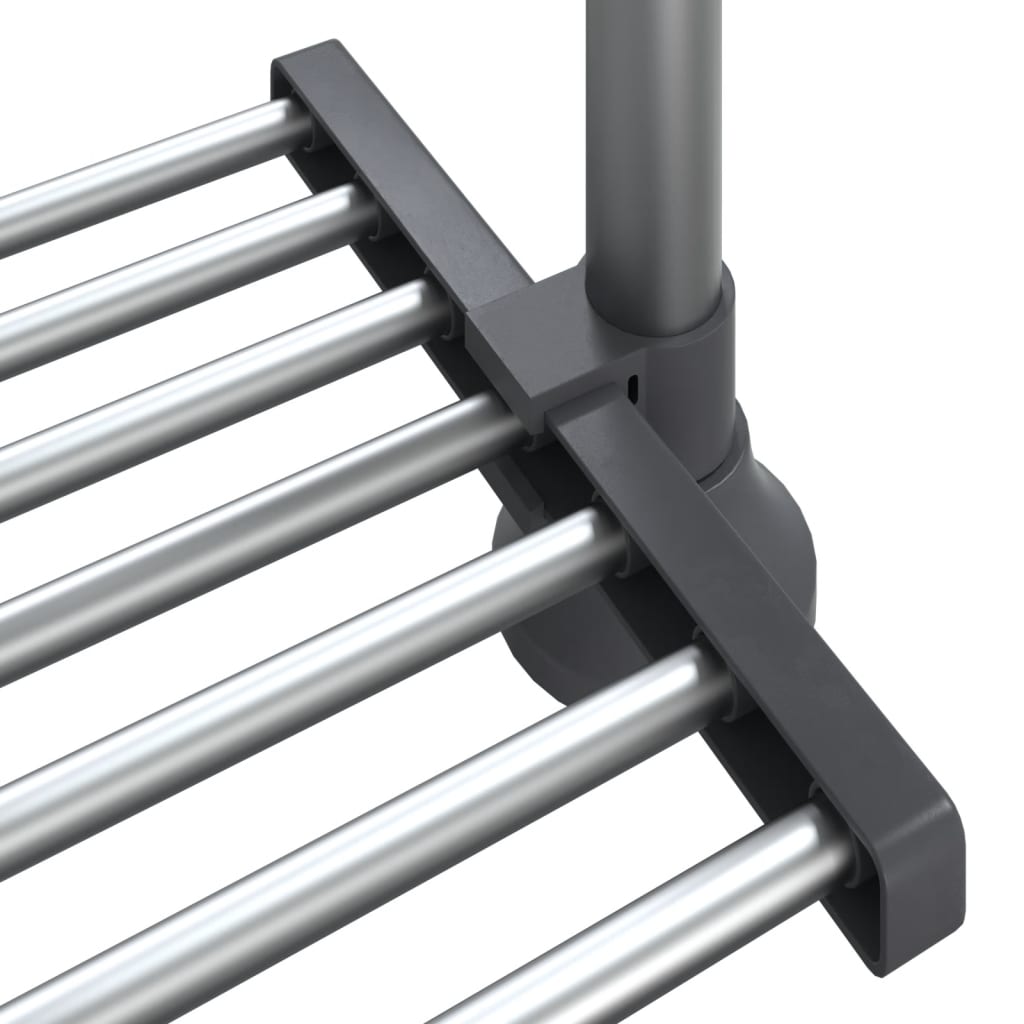 Ripiano da Cucina 50x25x(50-70) cm in Alluminio