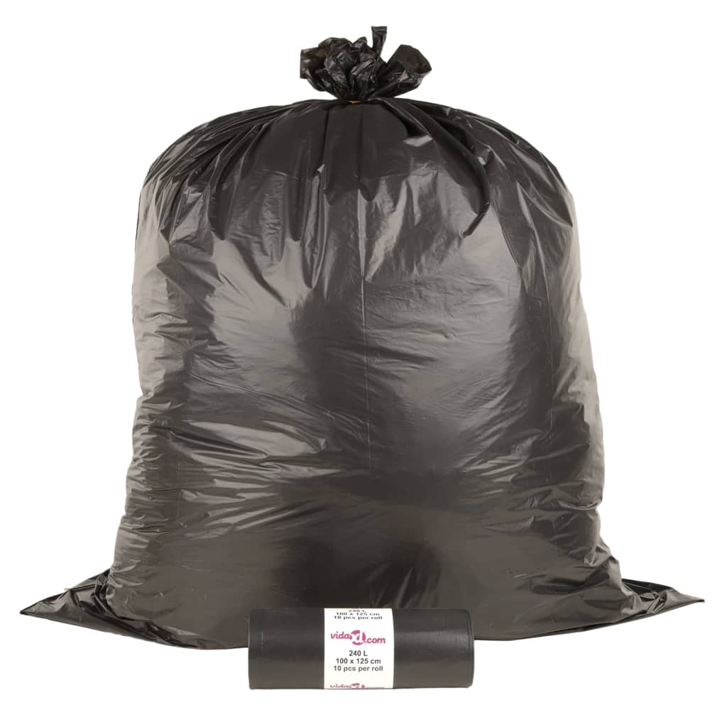 Sacchetti per Cestini 150 pz Neri 240 L
