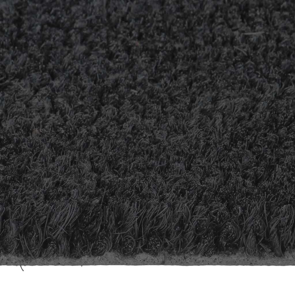 Zerbino Nero 90x150 cm Fibra di Cocco