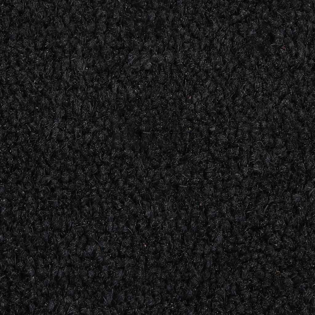 Zerbino Nero 90x150 cm Fibra di Cocco