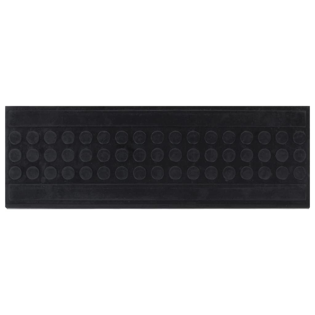 Tappetino per Scale 5 pz 25x75 cm in Gomma
