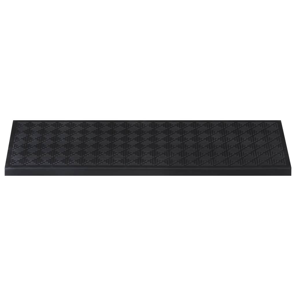 Tappetino per Scale 5 pz 25x75 cm in Gomma