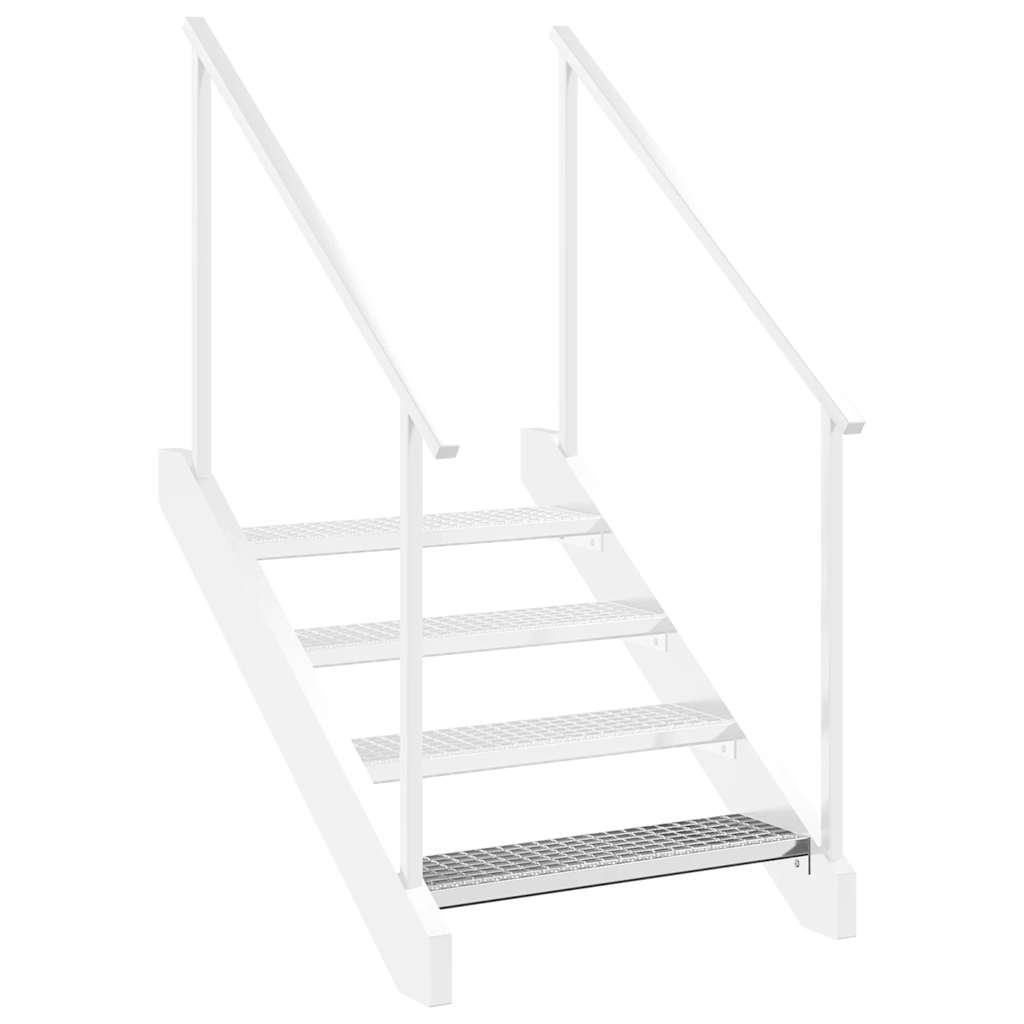 Gradino in Griglia 60x24x7 cm Acciaio Zincato