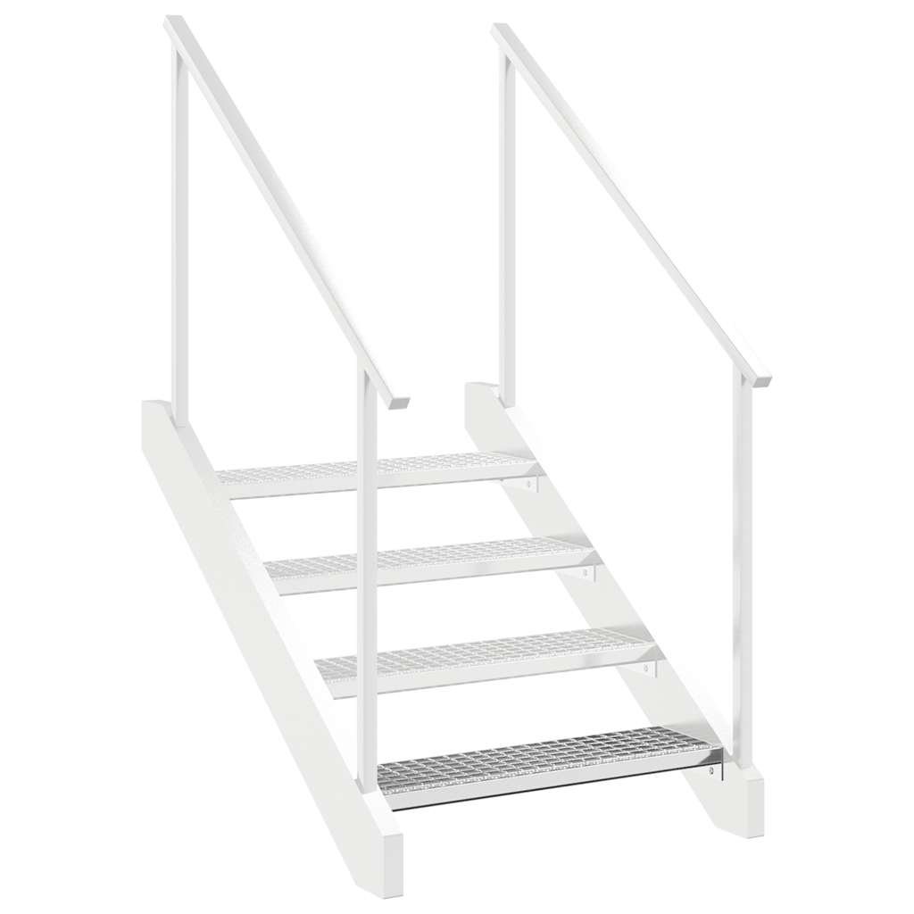Gradino in Griglia 70x24x7 cm Acciaio Zincato