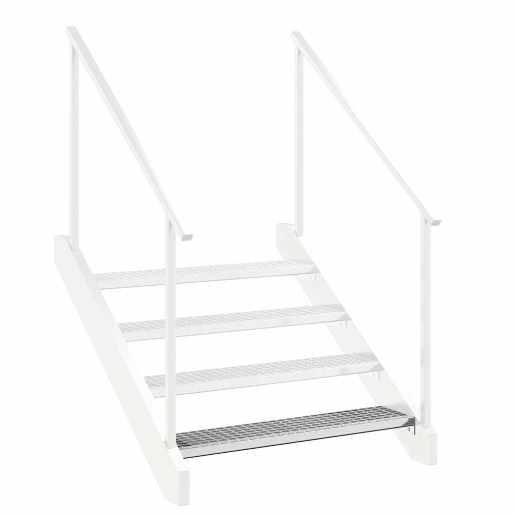 Gradino in Griglia 90x24x7 cm Acciaio Zincato