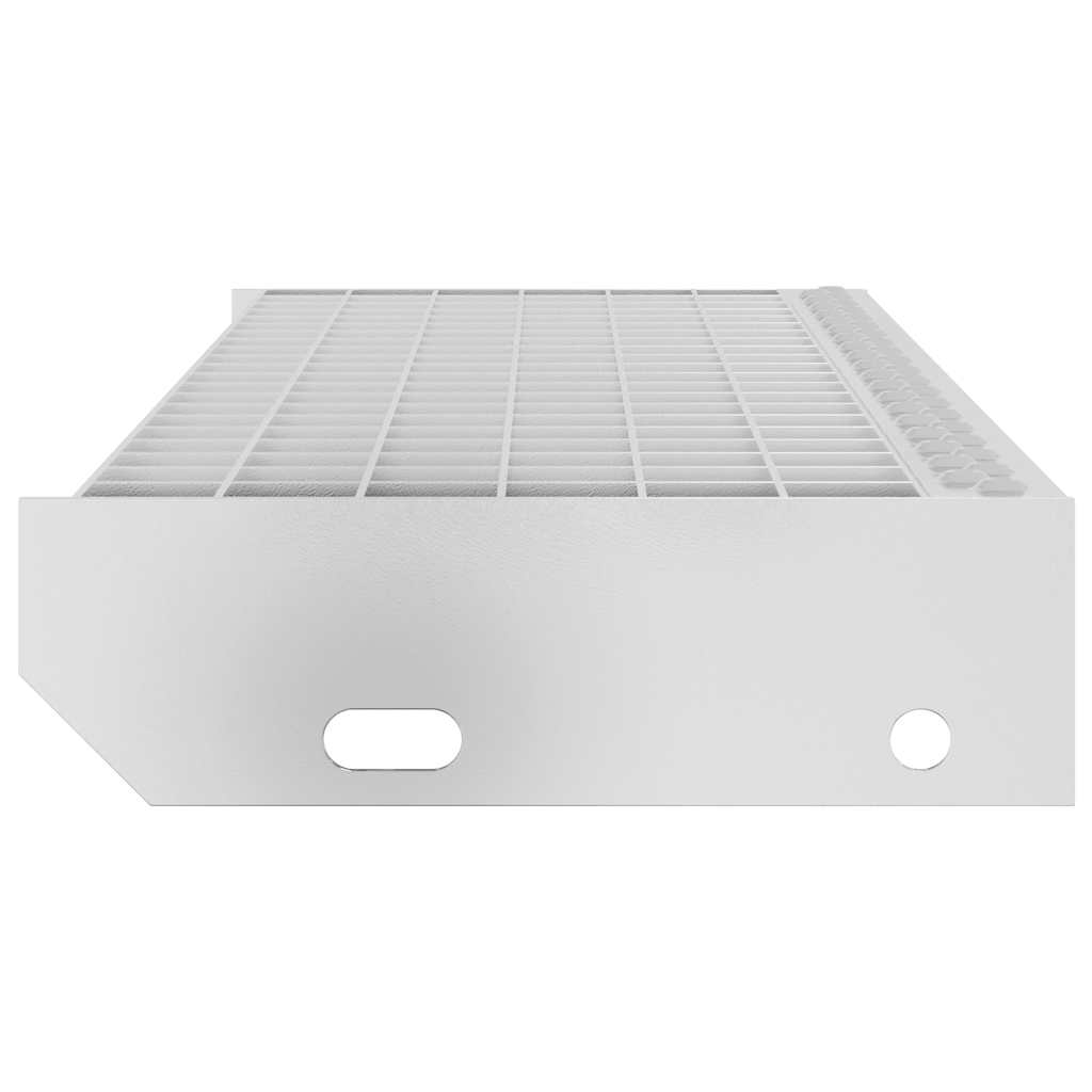 Gradino in Griglia 60x24x7 cm Acciaio Zincato