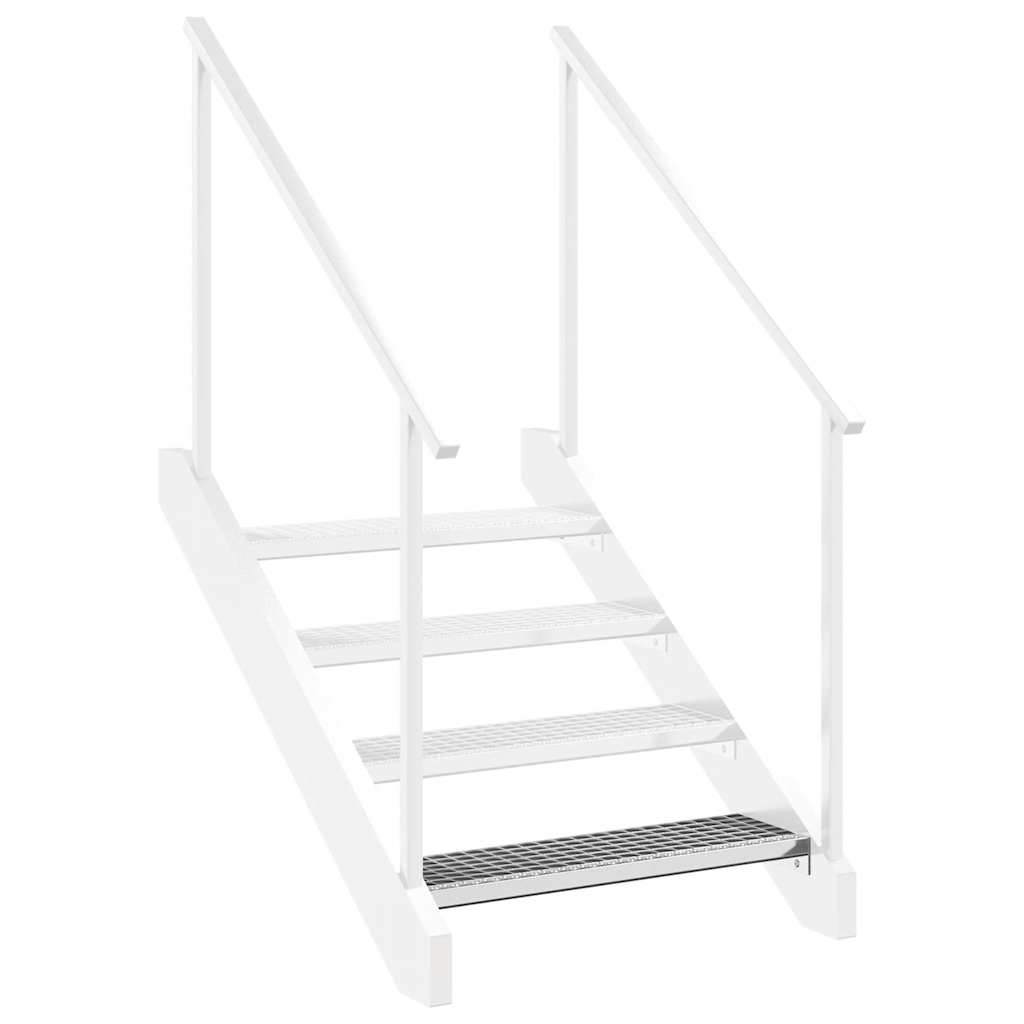 Gradino in Griglia 60x24x7 cm Acciaio Zincato
