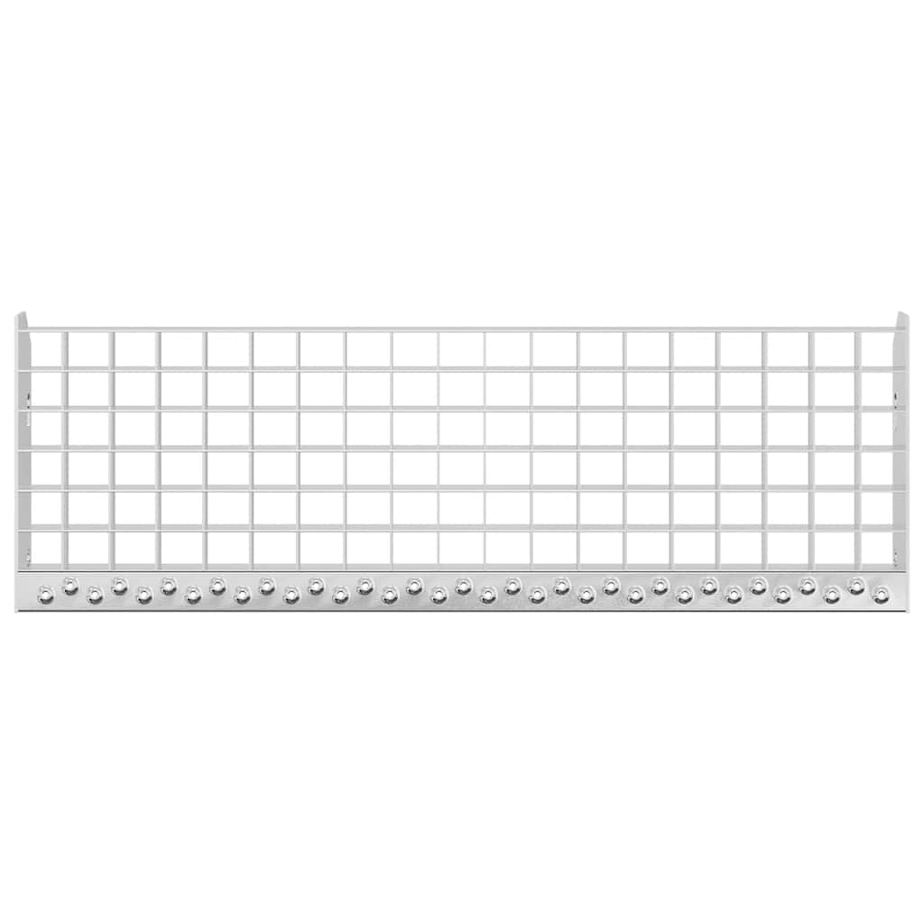 Gradino in Griglia 70x24x7 cm Acciaio Zincato
