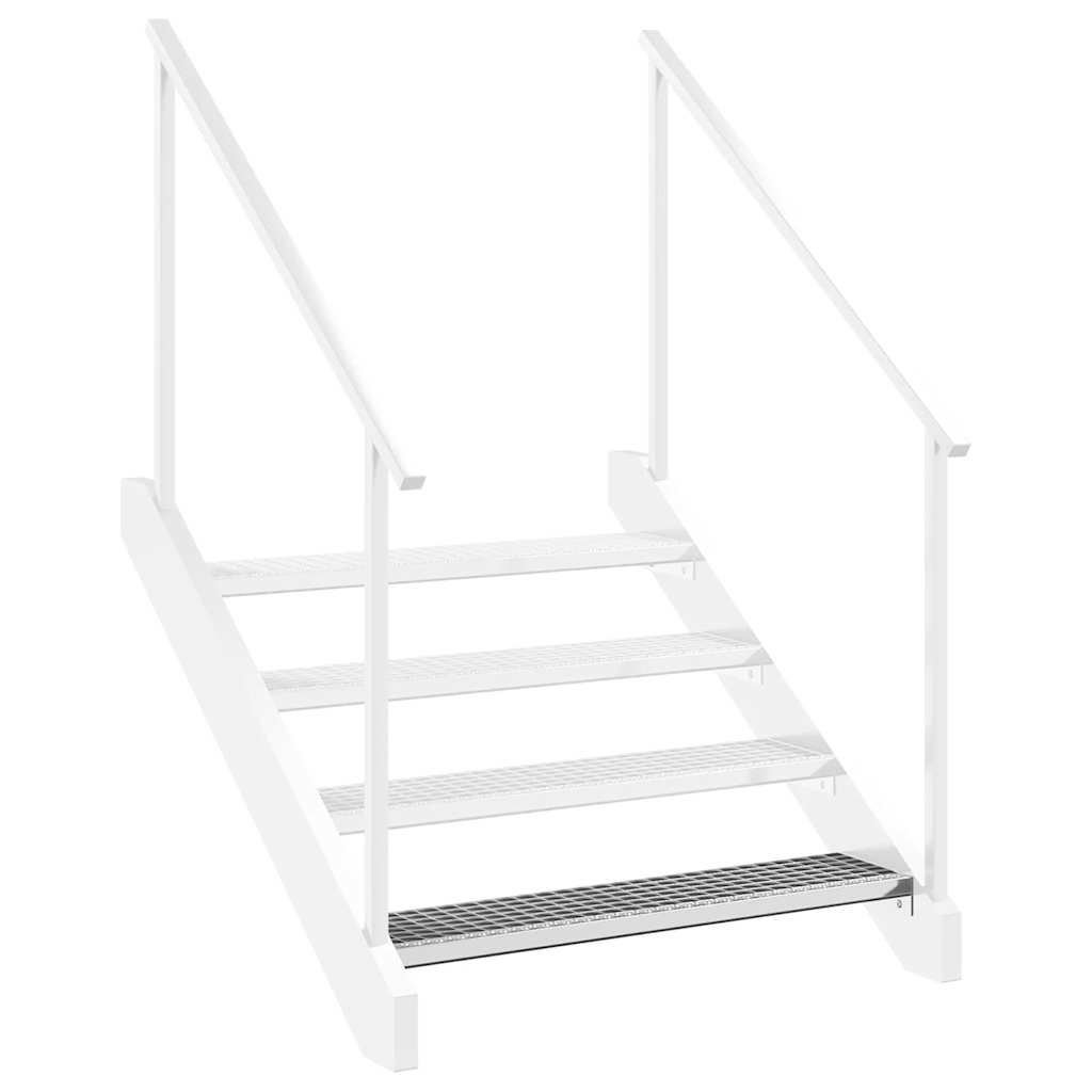 Gradino in Griglia 90x24x7 cm Acciaio Zincato