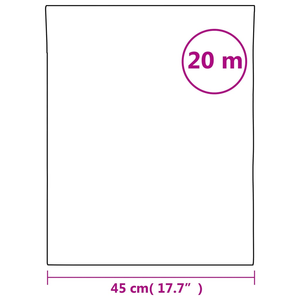 Pellicola per Finestra Smerigliata Bianca 45x2000 cm PVC