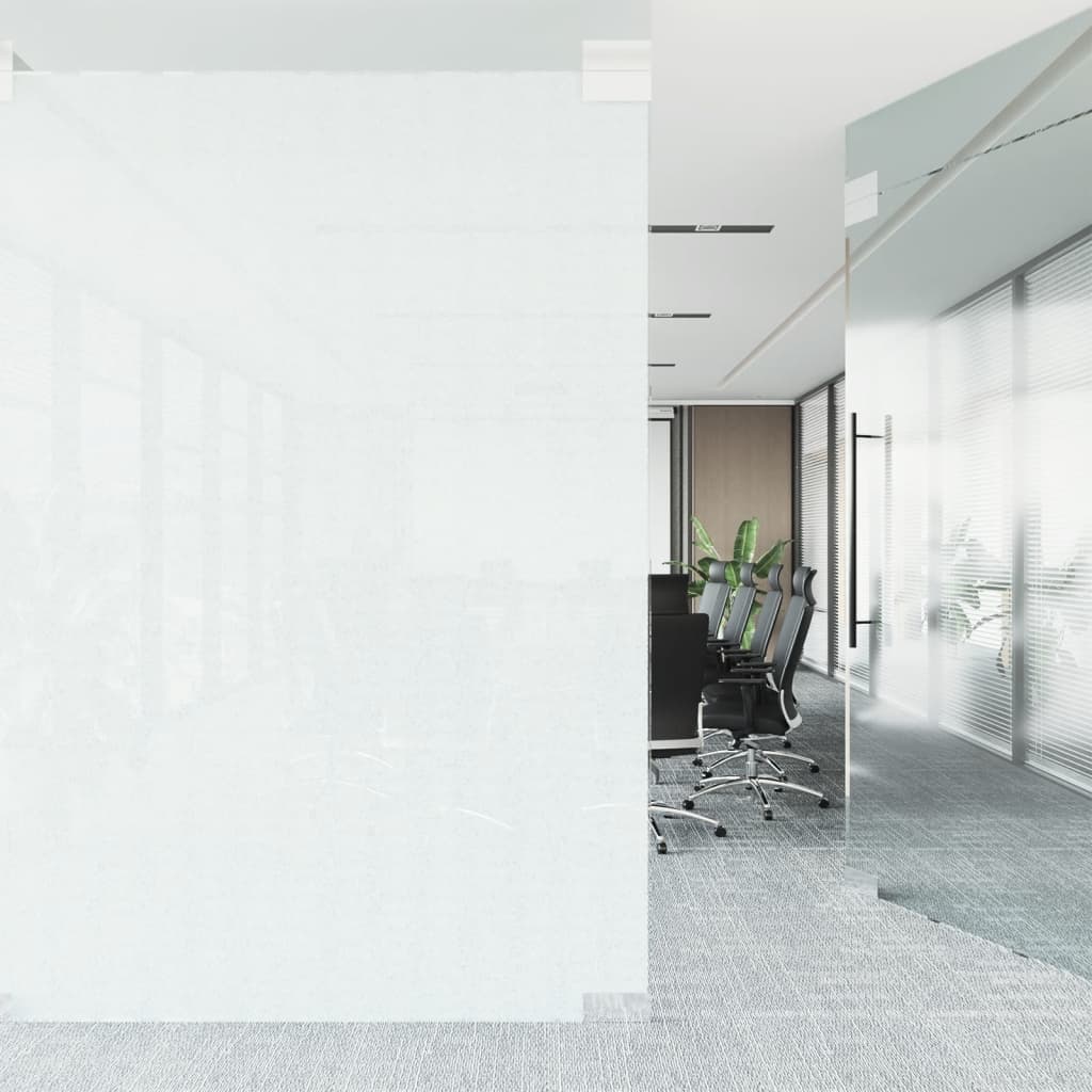 Pellicola per finestre Bianco satinato 90x500 cm PVC