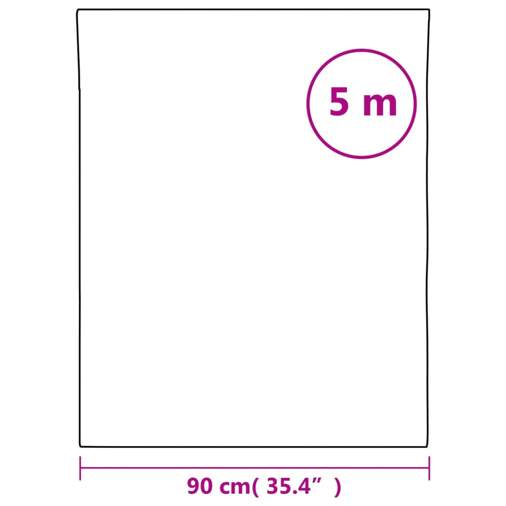 Pellicola per finestre Bianco satinato 90x500 cm PVC