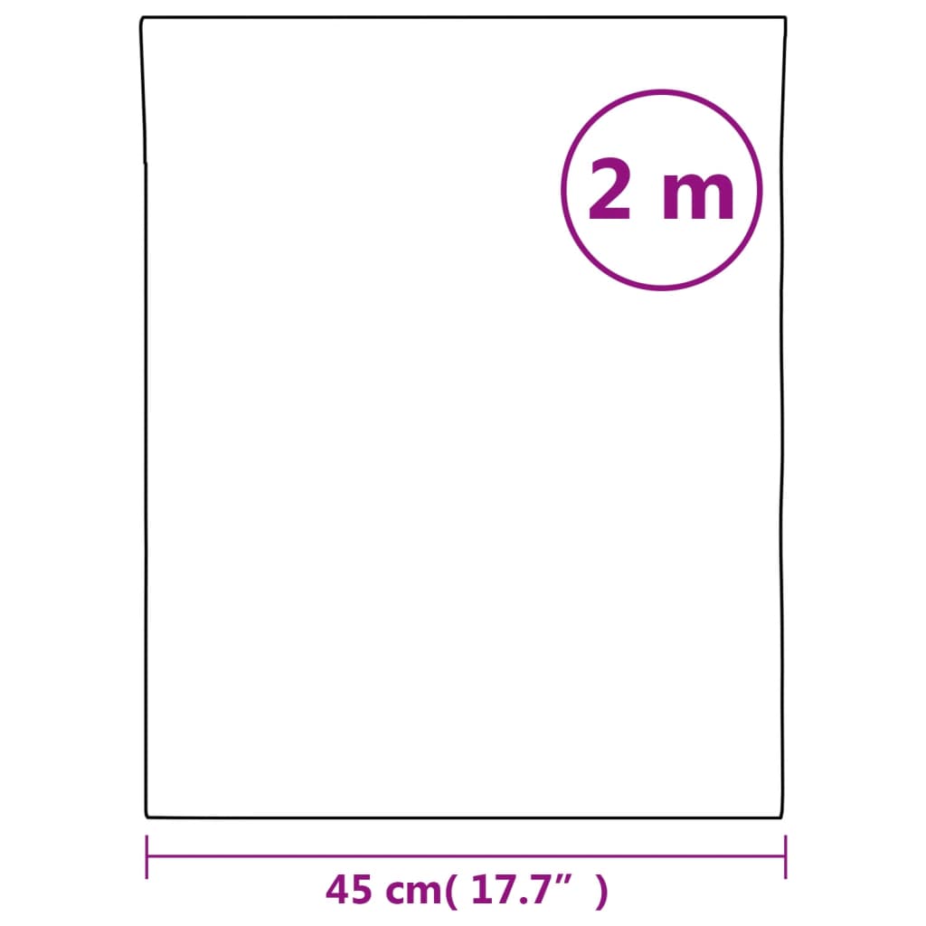 Pellicole a Specchio 2 pz Autoadesive 45x200 cm in PET