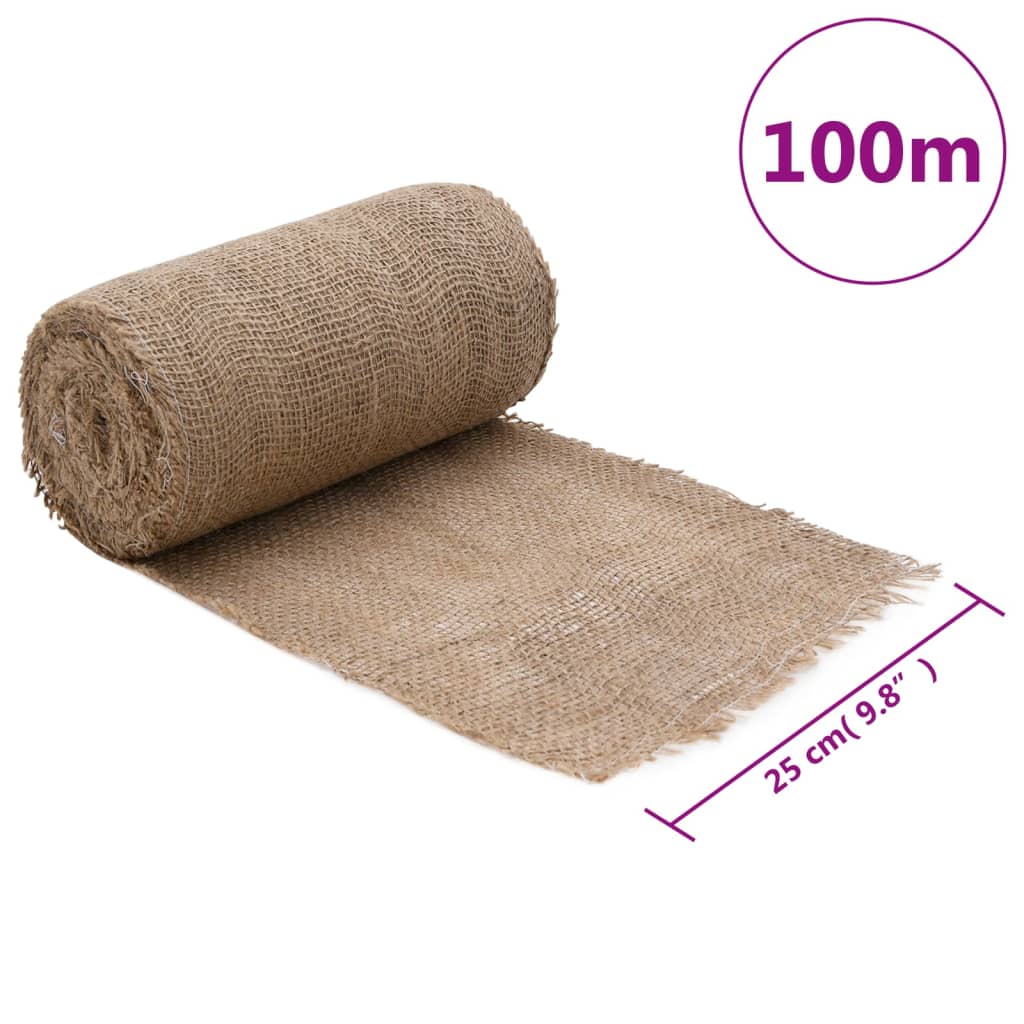 Rotolo in Iuta 0,25x100 m 100% Iuta 200 gsm