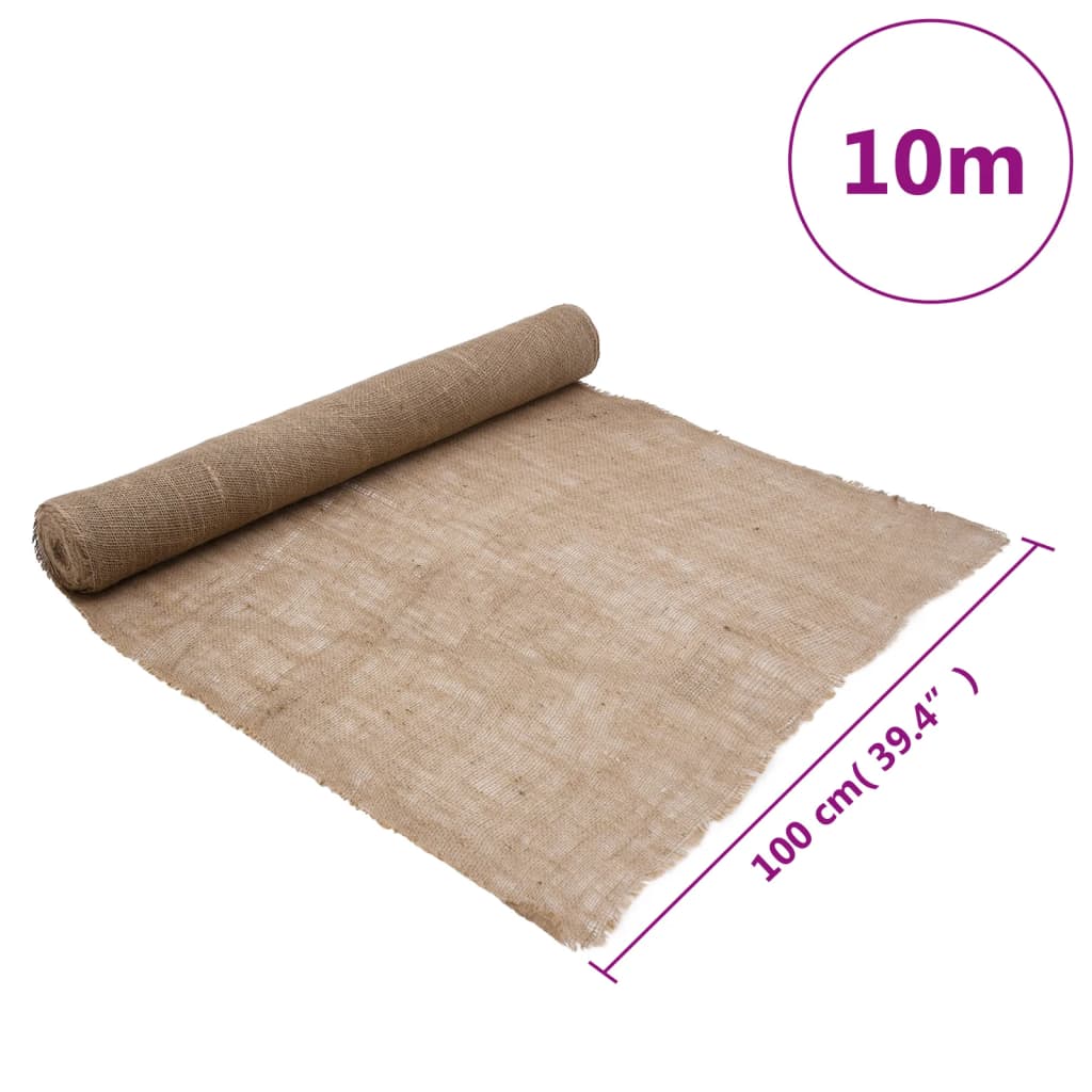 Rotolo di iuta 1x10 m 100% iuta 200 gsm