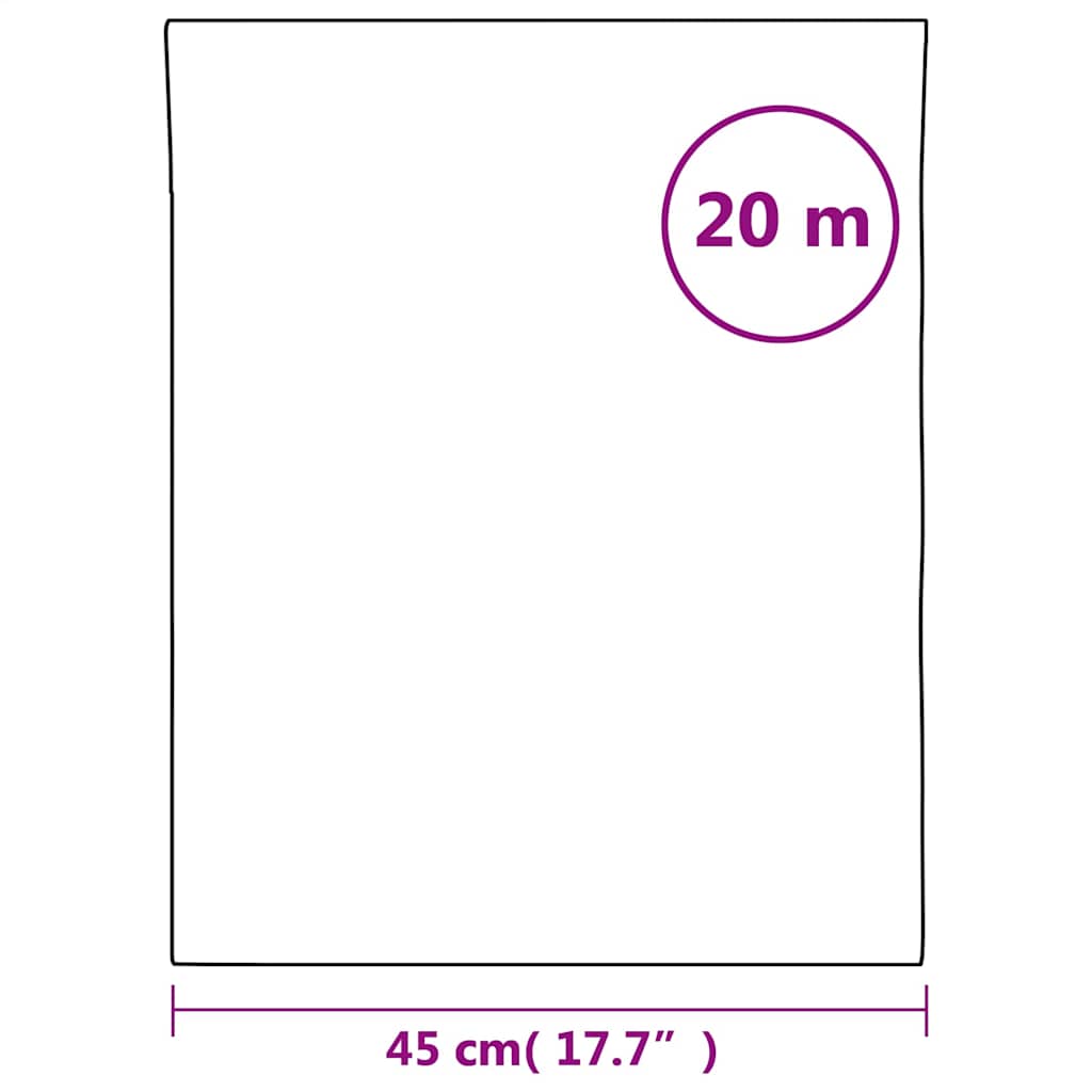 Pellicola Statica Smerigliata Bianco 45x2000 cm PVC