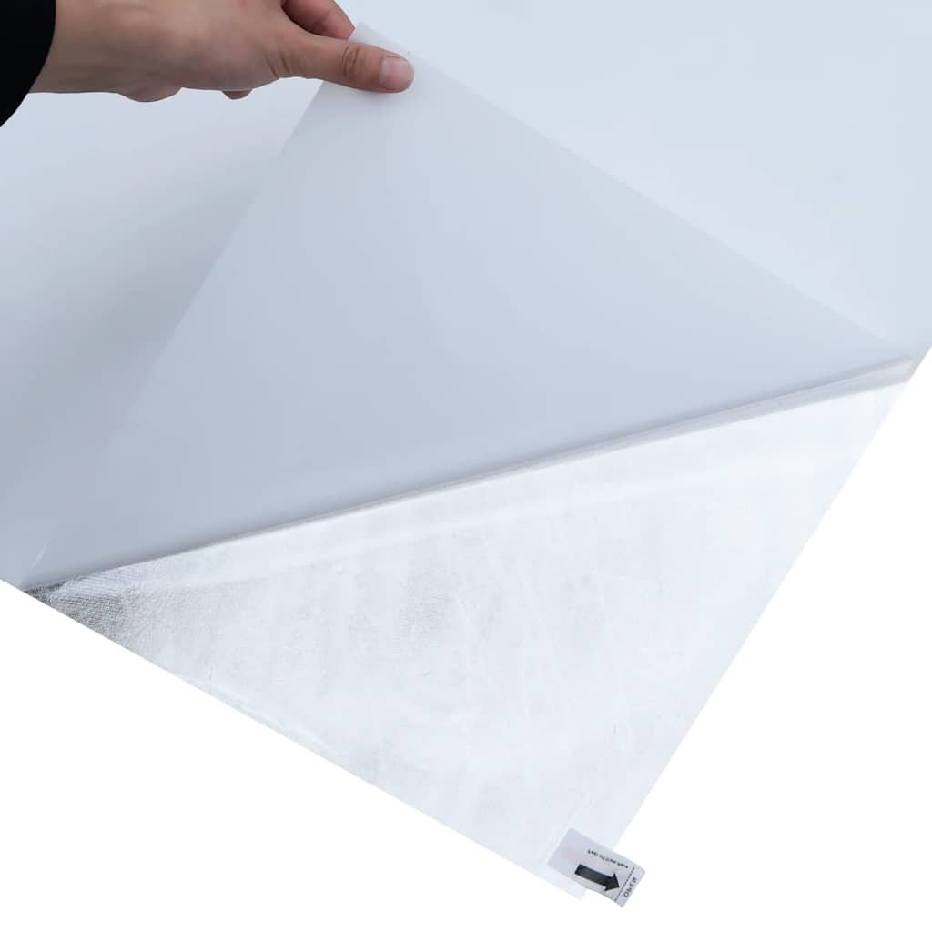 Pellicola Statica Smerigliata Bianco 90x1000 cm PVC