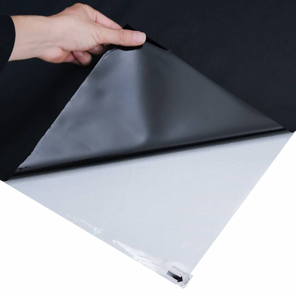 Pellicola Vetri Statica Smerigliata Nera 60x500 cm PVC