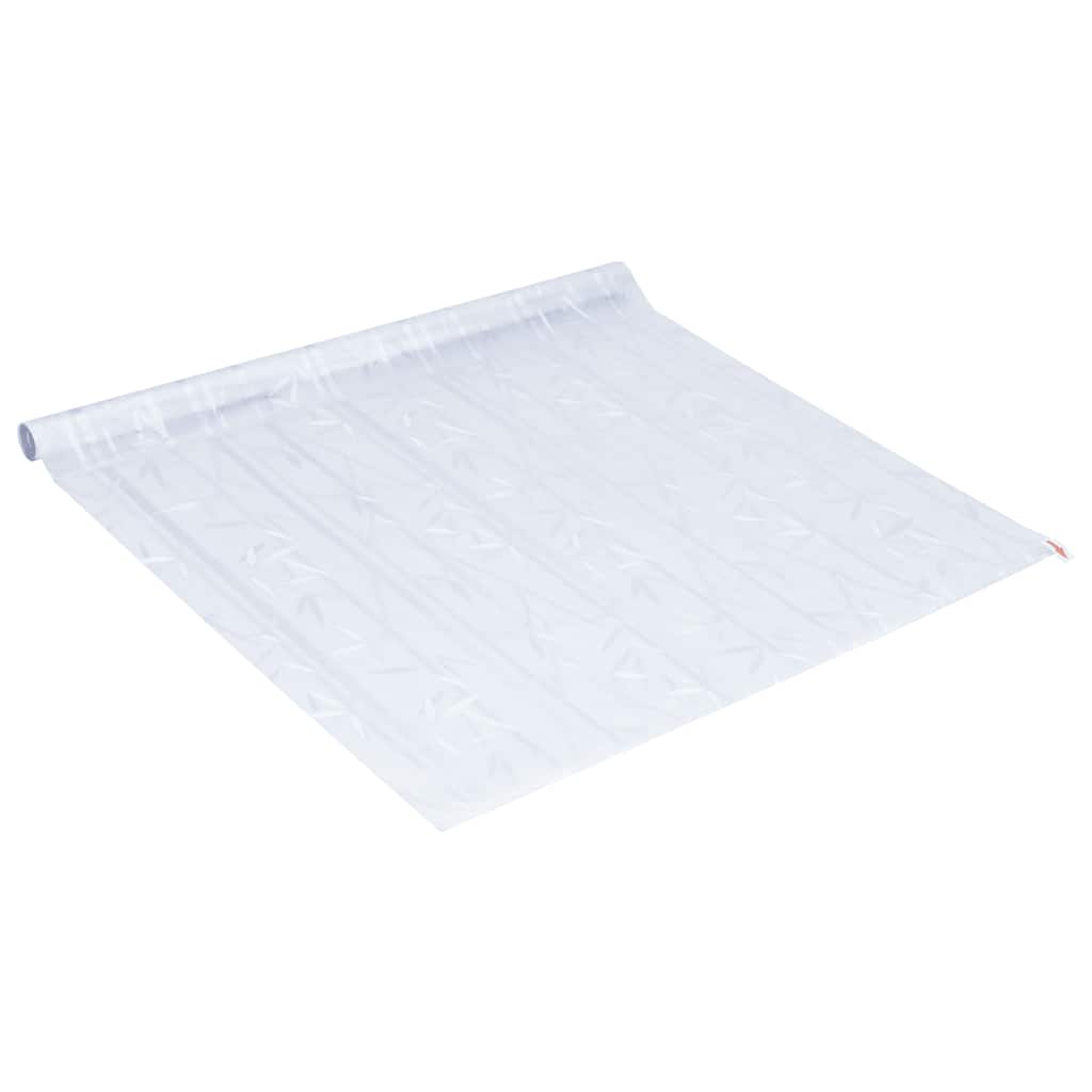 Pellicola per Finestra Smerigliata Motivo Bambù 60x500 cm PVC