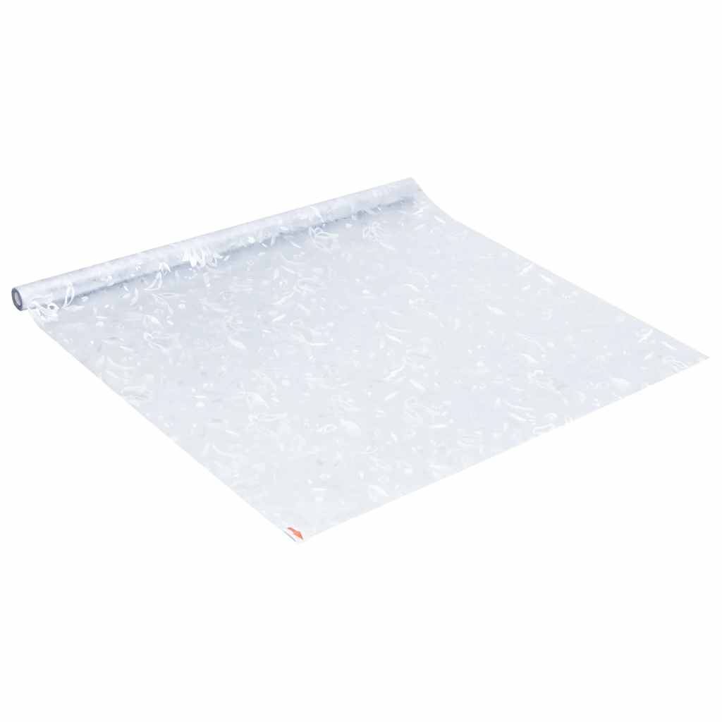 Pellicola per Finestra Smerigliata Motivo Fiore 60x500 cm PVC