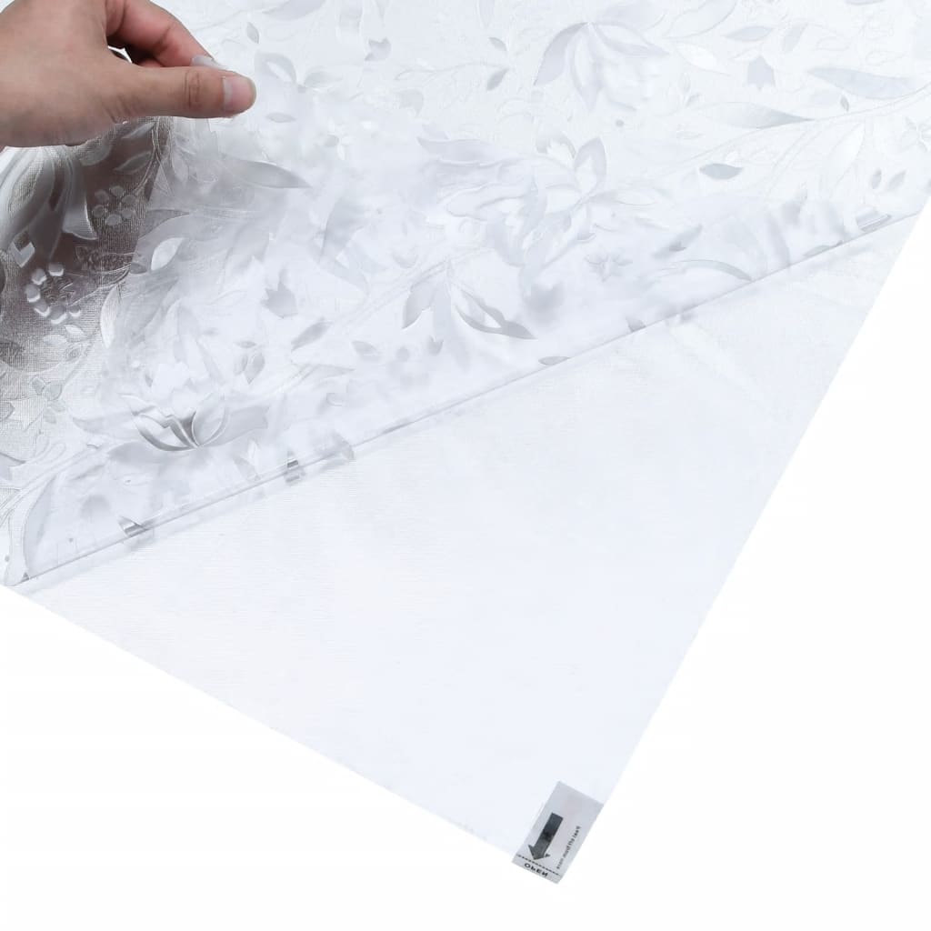 Pellicola per Finestra Smerigliata Motivo Fiore 60x500 cm PVC