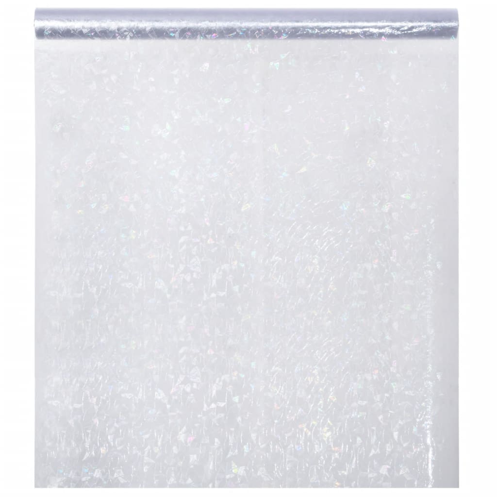 Pellicola Finestra Smerigliata Motivo Arcobaleno 3D 60x2000 PVC
