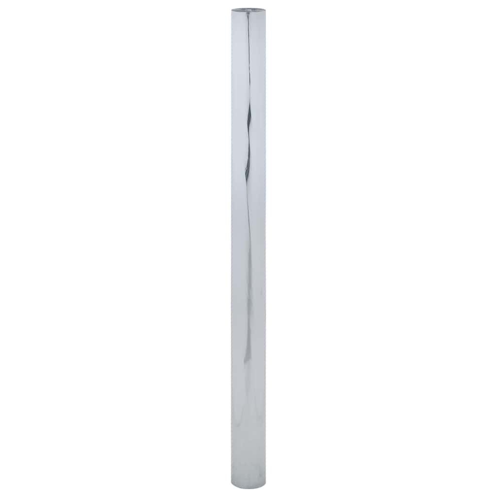 Pellicola Solare Statica Riflettente Argento 60x2000 cm PVC