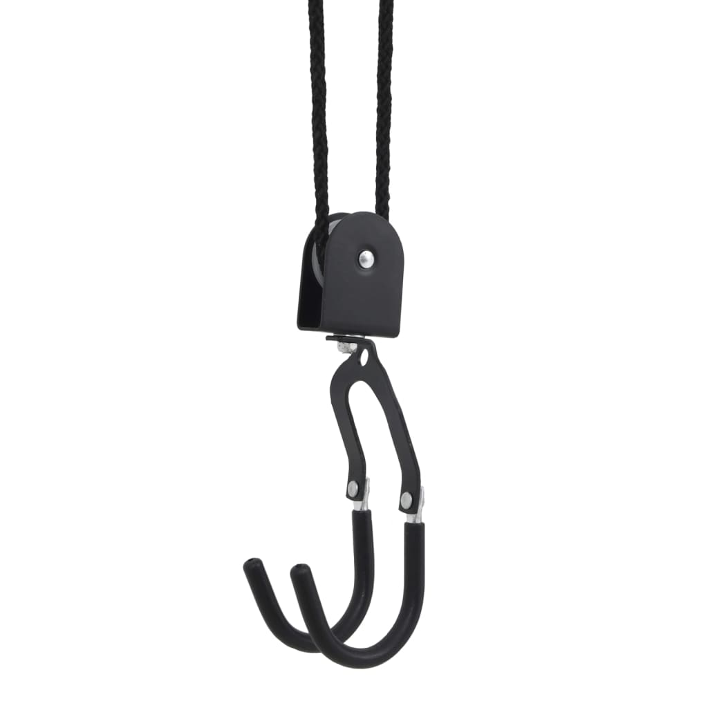 Sollevatore per Bici con Supporto a Soffitto 57 kg