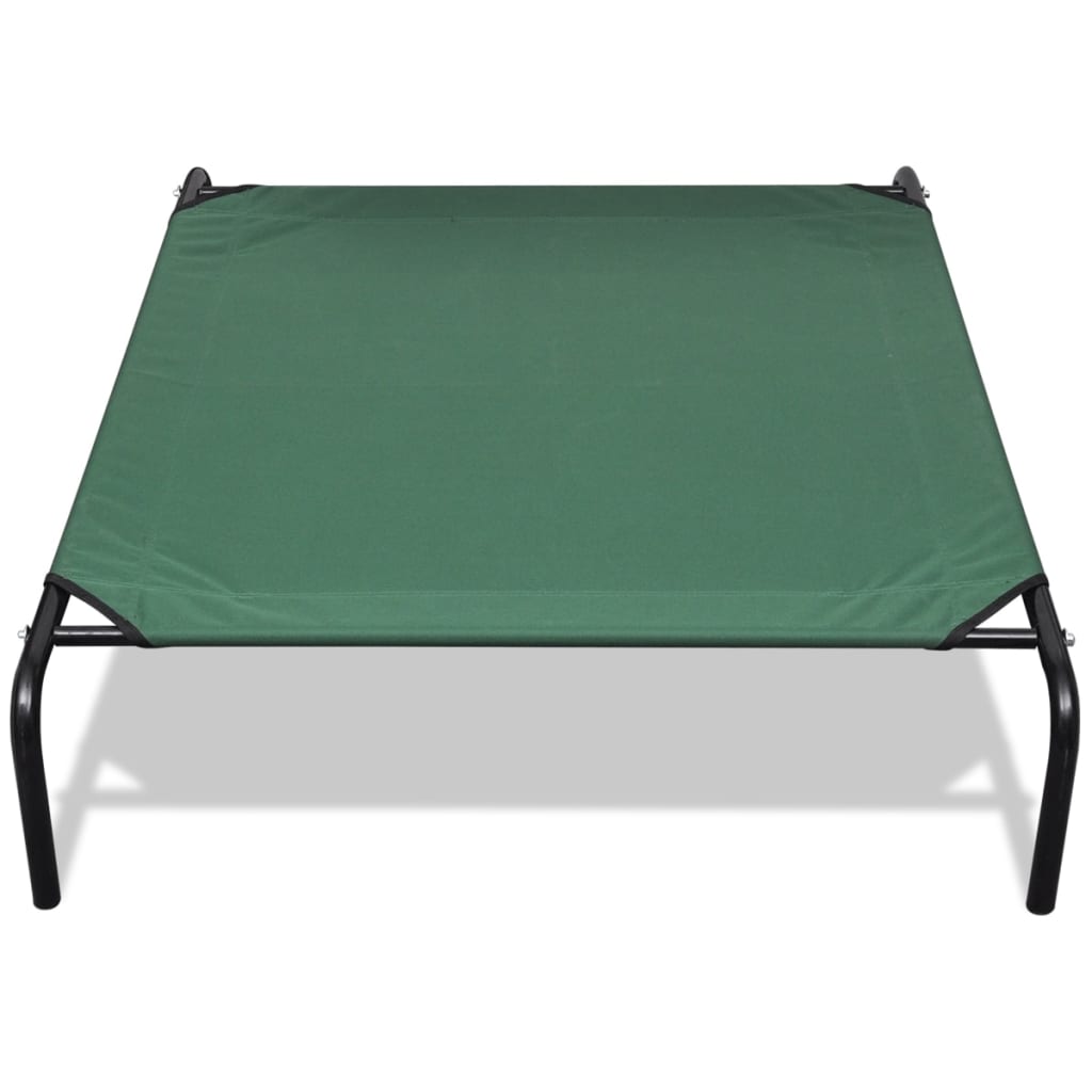 Lettino per Cani con Telaio in Acciaio 130 x 80 cm