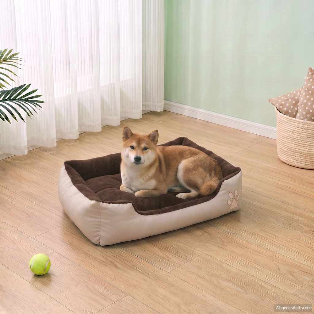 Letto Caldo per Cani con Cuscino Imbottito M