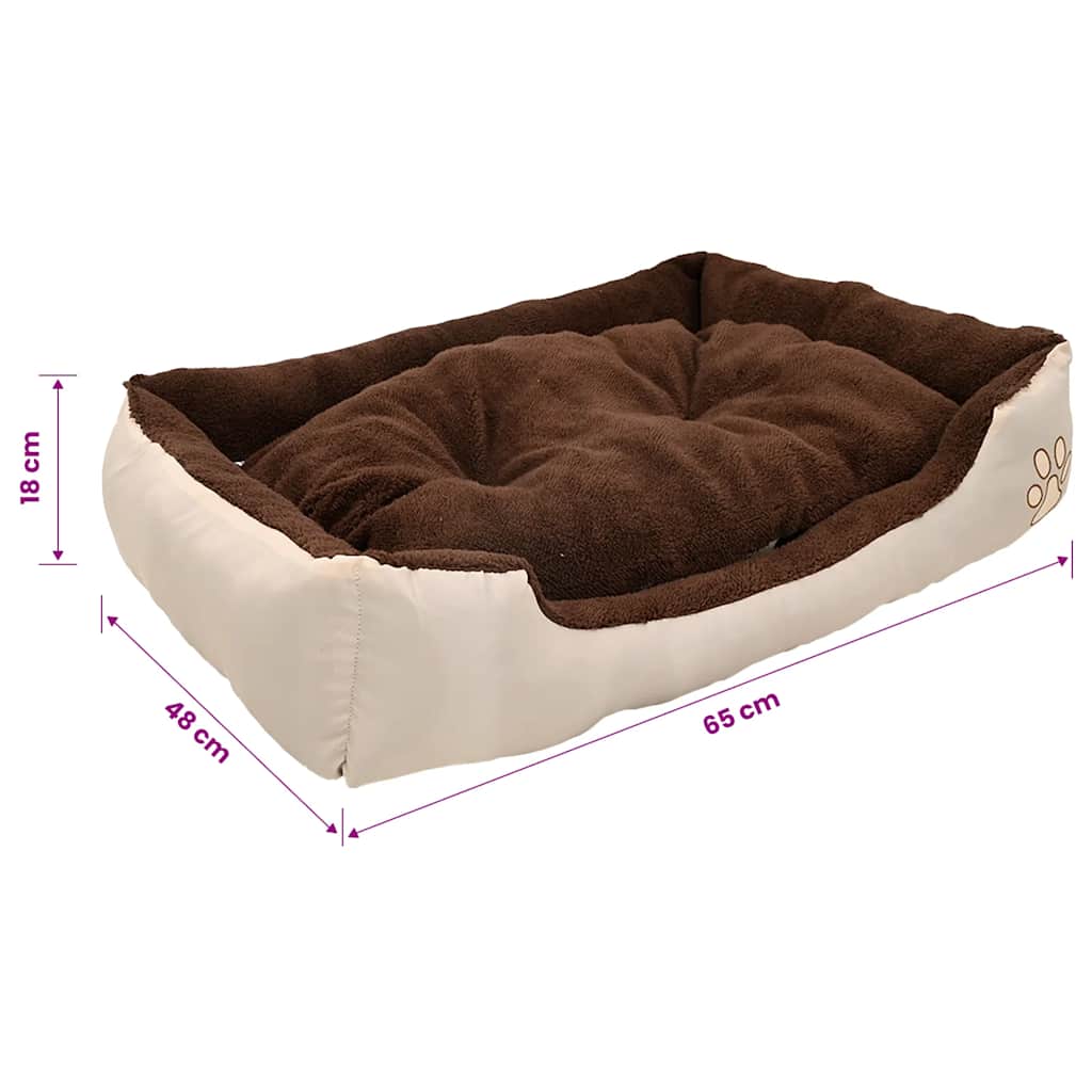Letto Caldo per Cani con Cuscino Imbottito M