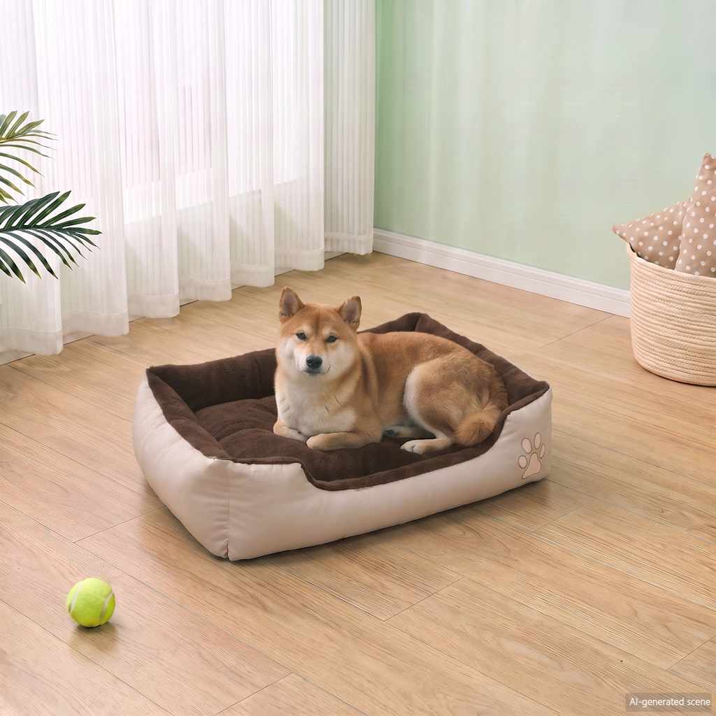 Letto Caldo per Cani con Cuscino Imbottito L