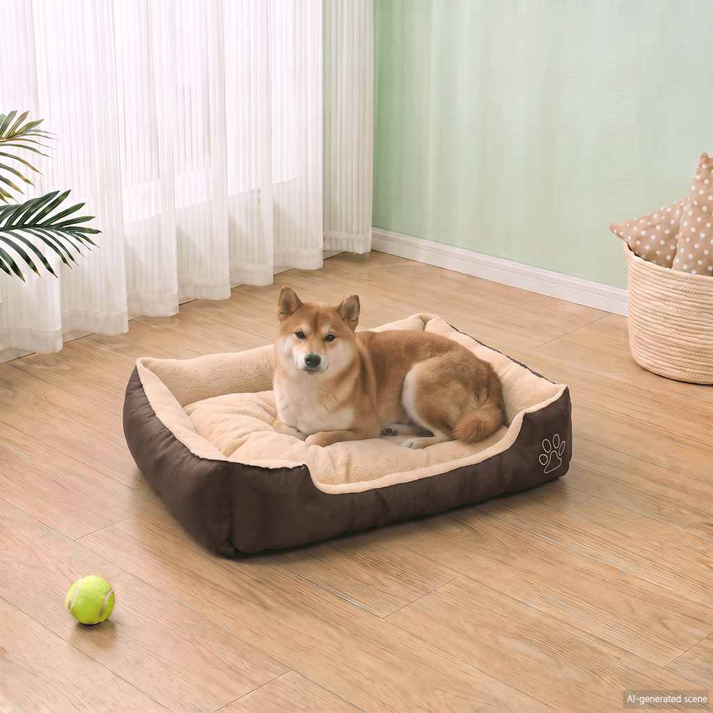 Letto Caldo per Cani con Cuscino Imbottito L