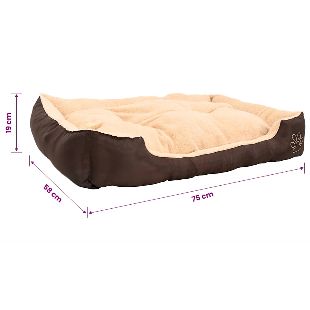 Letto Caldo per Cani con Cuscino Imbottito L
