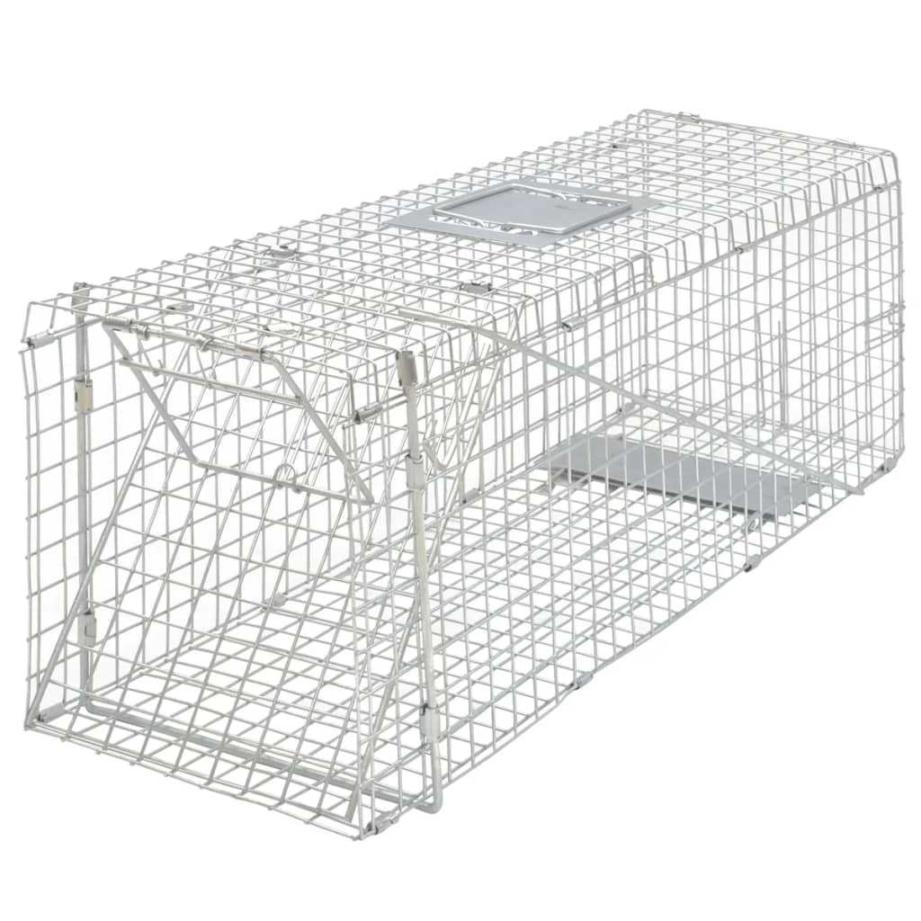 Trappola per animali vivi zincata 80 cm