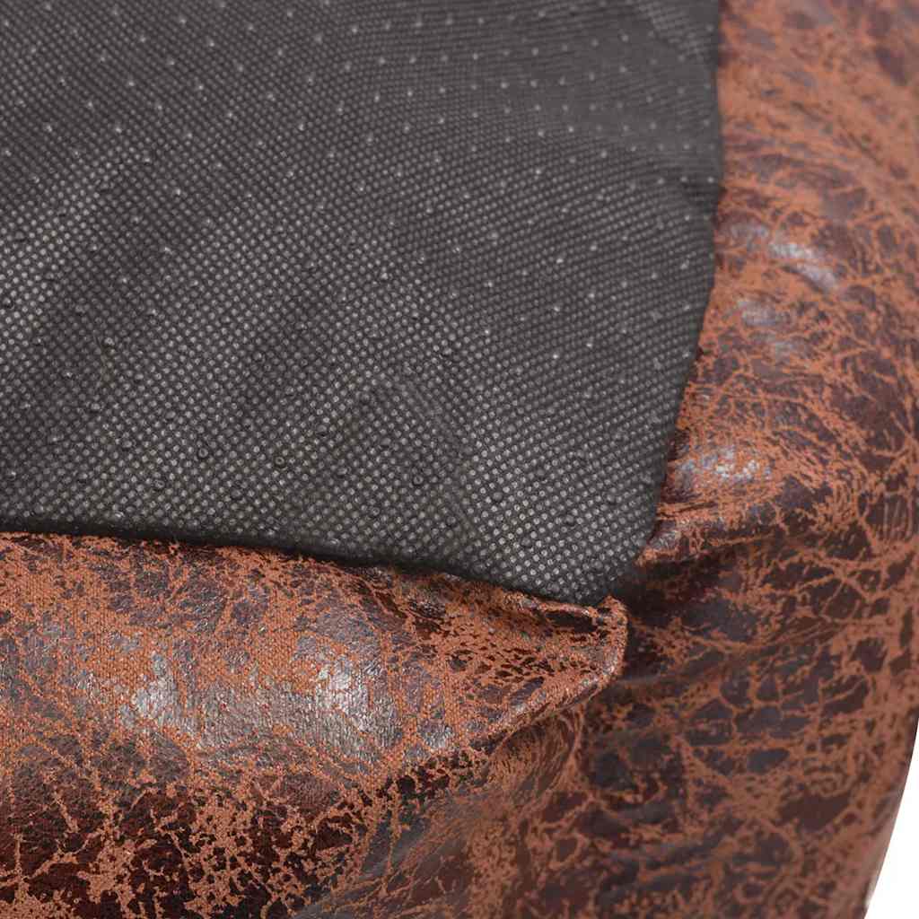 Cuccia Cani Cuscino Imbottito Similpelle PU Taglia XL Marrone