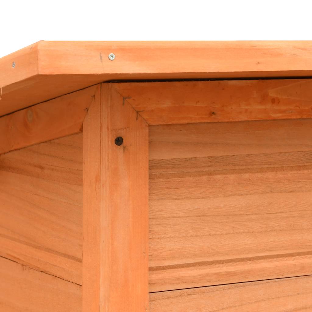 Cuccia per Cani in Legno di Pino e Abete 120x77x86 cm
