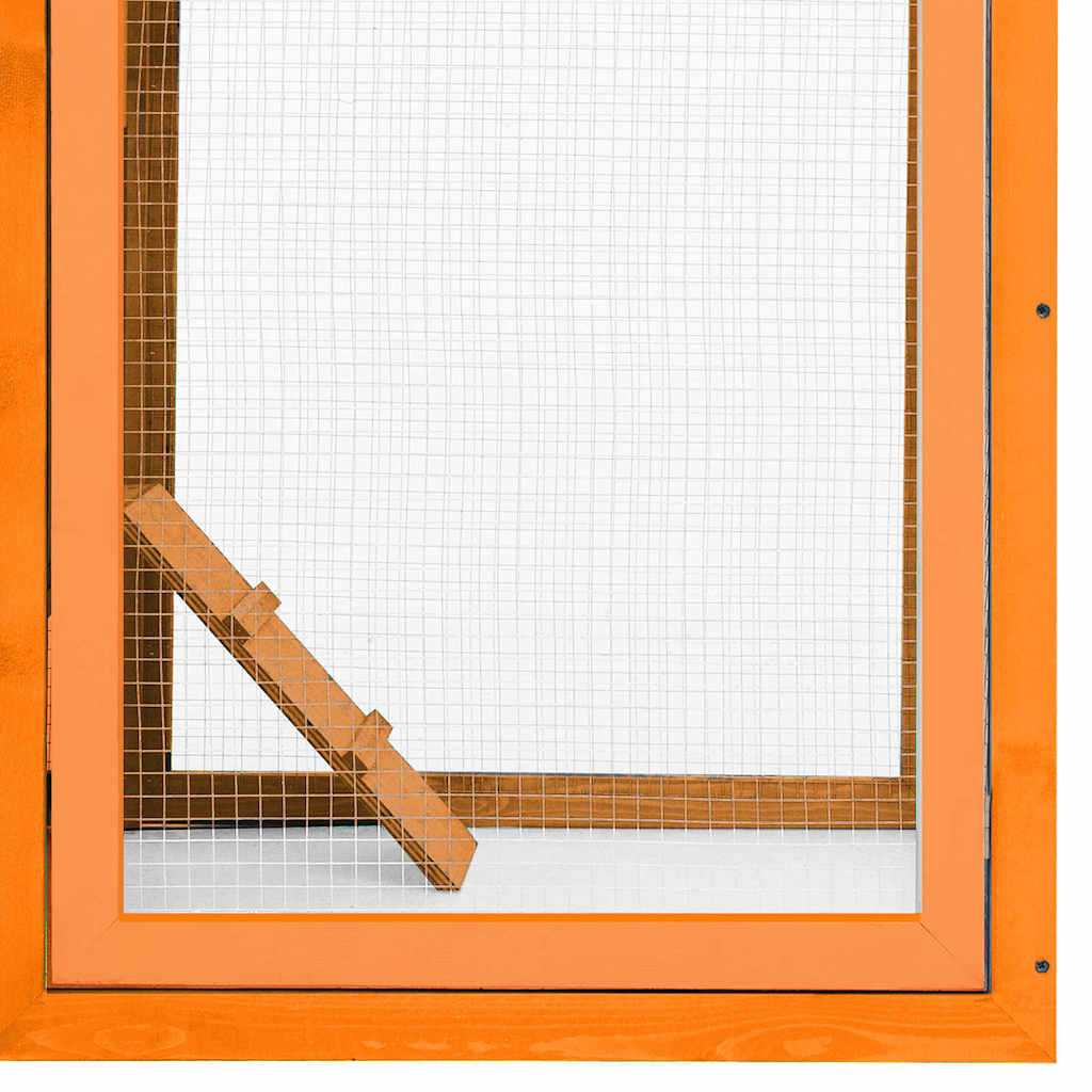 Gabbia per Polli in Legno Massello di Pino e Abete 170x81x110cm