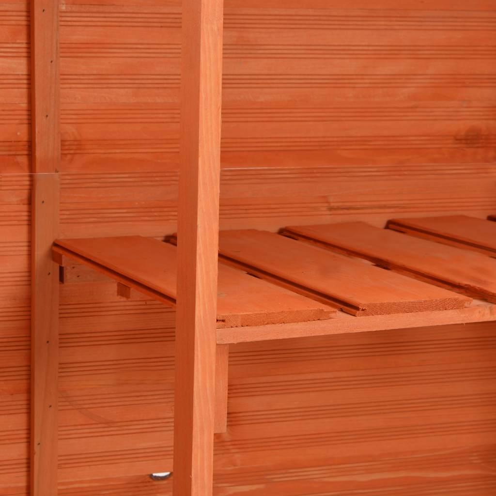 Capanno per Attrezzi in Legno 128x42x91 cm