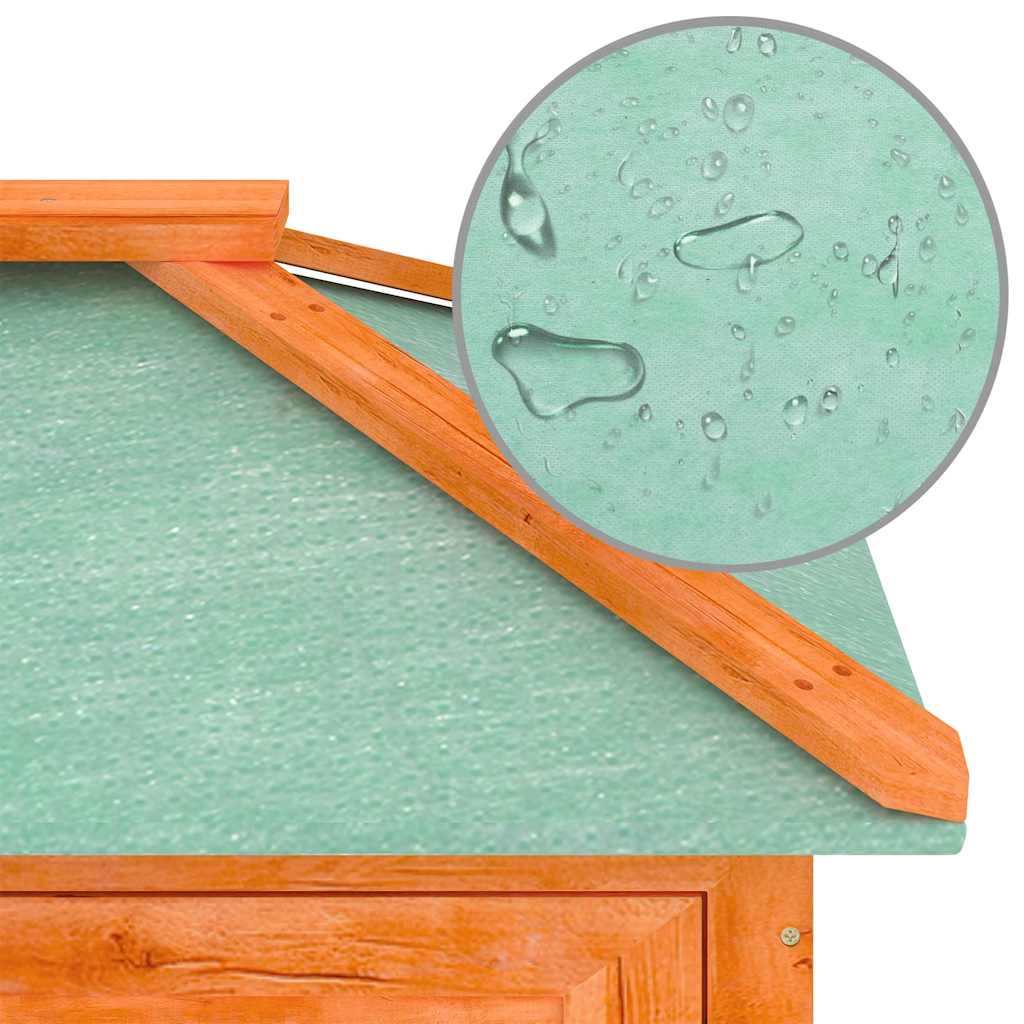 Conigliera a Due Piani in Legno