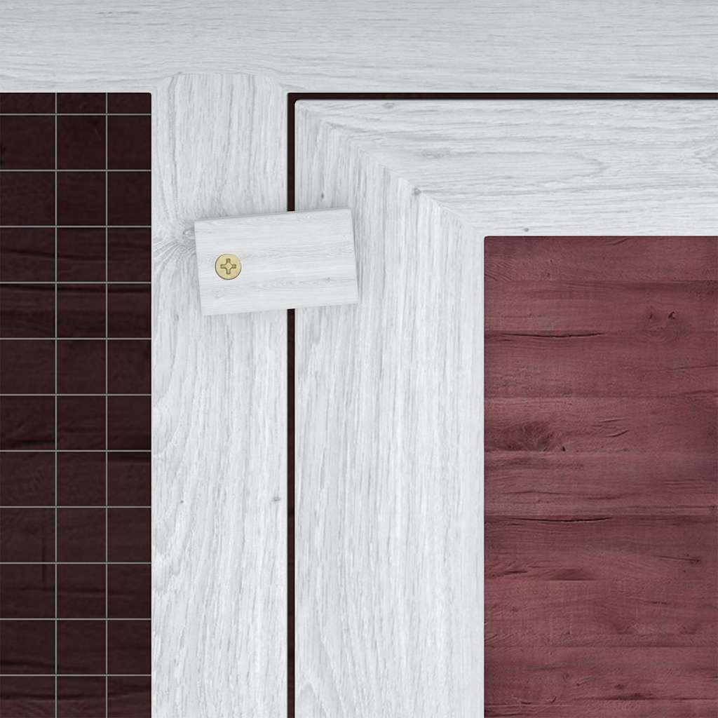 Conigliera a Due Piani Marrone in Legno