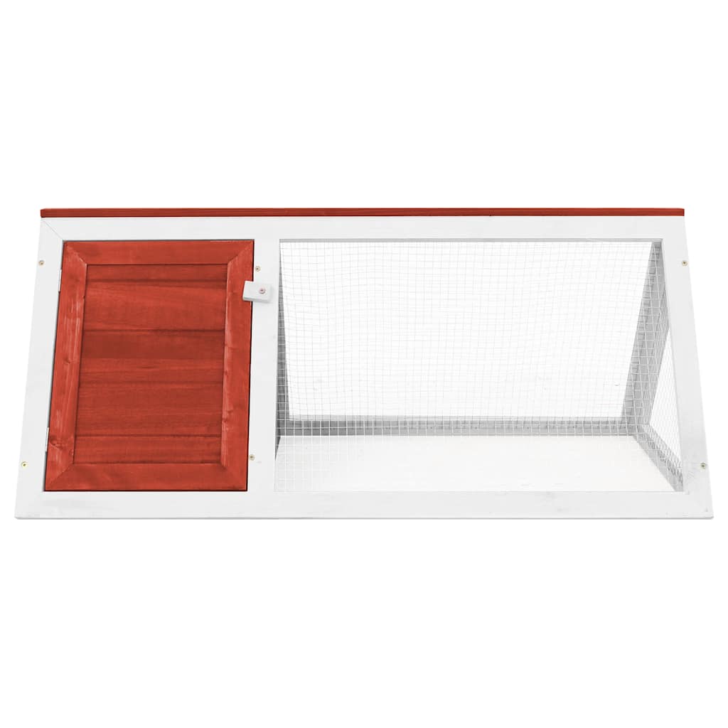 Conigliera in Legno Rossa